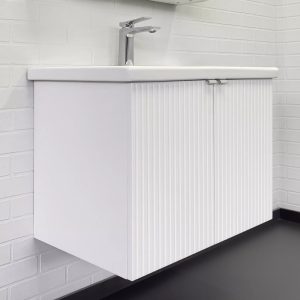 Тумба подвесная Comforty Лима 70 с раковиной Como 70 Белый матовый 00-00001284CF