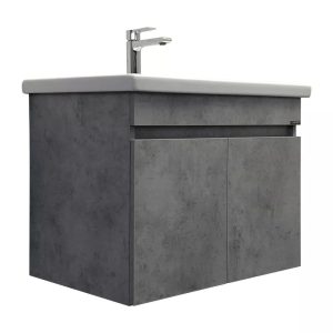 Тумба подвесная Comforty Осло 70 с раковиной Como 70 Бетон светлый 00-00006118CF Тумба подвесная Comforty Осло 70 с раковиной Como 70 Бетон светлый 00-00006118CF