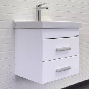 Тумба подвесная Comforty Никосия 50 с раковиной Fest 50 F01 Белый глянцевый 00-00018022CF Тумба подвесная Comforty Никосия 50 с раковиной Fest 50 F01 Белый глянцевый 00-00018022CF