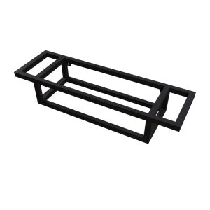 Консоль подвесная Grossman Метрис 70 с полотенцедержателем Черный матовый 105003