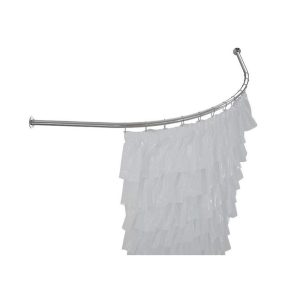 Карниз для ванны Aquanet Malta 150х150 Хром 156490