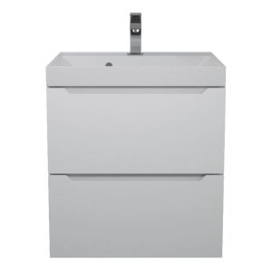 Тумба подвесная Uperwood Tanos 50 с раковиной Белый матовый 29111020234