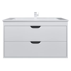 Тумба подвесная Uperwood Modul 95,8 Белый / Графит 2930205356