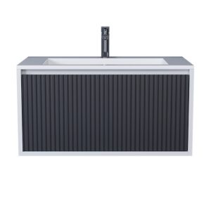 Тумба подвесная Uperwood Next Premium 80 Белый / Графит 3930205154