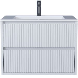 Тумба подвесная Uperwood Next Premium 69,4 с раковиной Белый матовый 3930205165