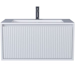 Тумба подвесная Uperwood Next Premium 80 с раковиной Белый матовый 3930205168