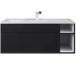 Тумба подвесная Uperwood Lotus 100 Черный матовый 39340205464