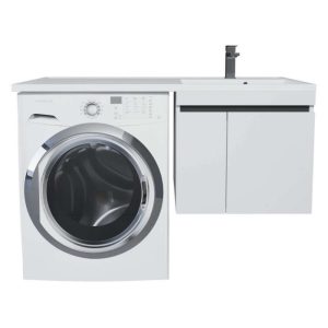 Тумба подвесная Uperwood Magenta 55 под стиральную машину Белый / Графит 5930205151