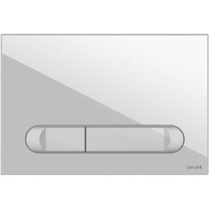 Клавиша смыва Cersanit Estetica пластик Белый матовый 64109 Клавиша смыва Cersanit Estetica пластик Белый матовый 64109