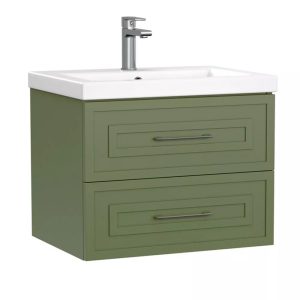 Тумба подвесная Cersanit Classic 60 Зеленый матовый 69089