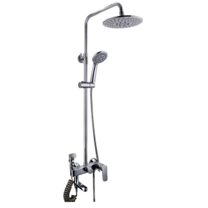 Душевая система Fashun с изливом Хром глянцевый A2452