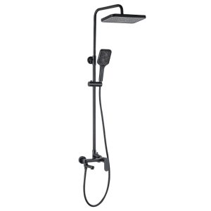 Душевая система Azario Arizona Черный матовый AZ-20BS