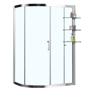 Душевой уголок Azario Victoria 120х90 левый Хром / Прозрачное AZ-NNQ2131-1-L 900