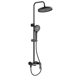 Душевая система Belz B713 с изливом Черный матовый B24713-7