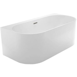 Ванна акриловая Azario Bradford 180х80 в комплекте с сифоном и металлической рамой Белый BRA18080