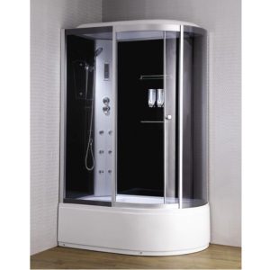 Душевая кабина Loranto Cs-00 135х85 левая Хром / Тонированное CS-007-2L 135*85