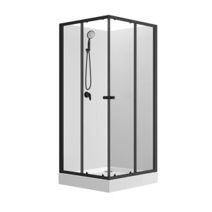 Душевая кабина Loranto Neo 90х90 Черный / Прозрачное CS-21801 Душевая кабина Loranto Neo 90х90 Черный / Прозрачное CS-21801