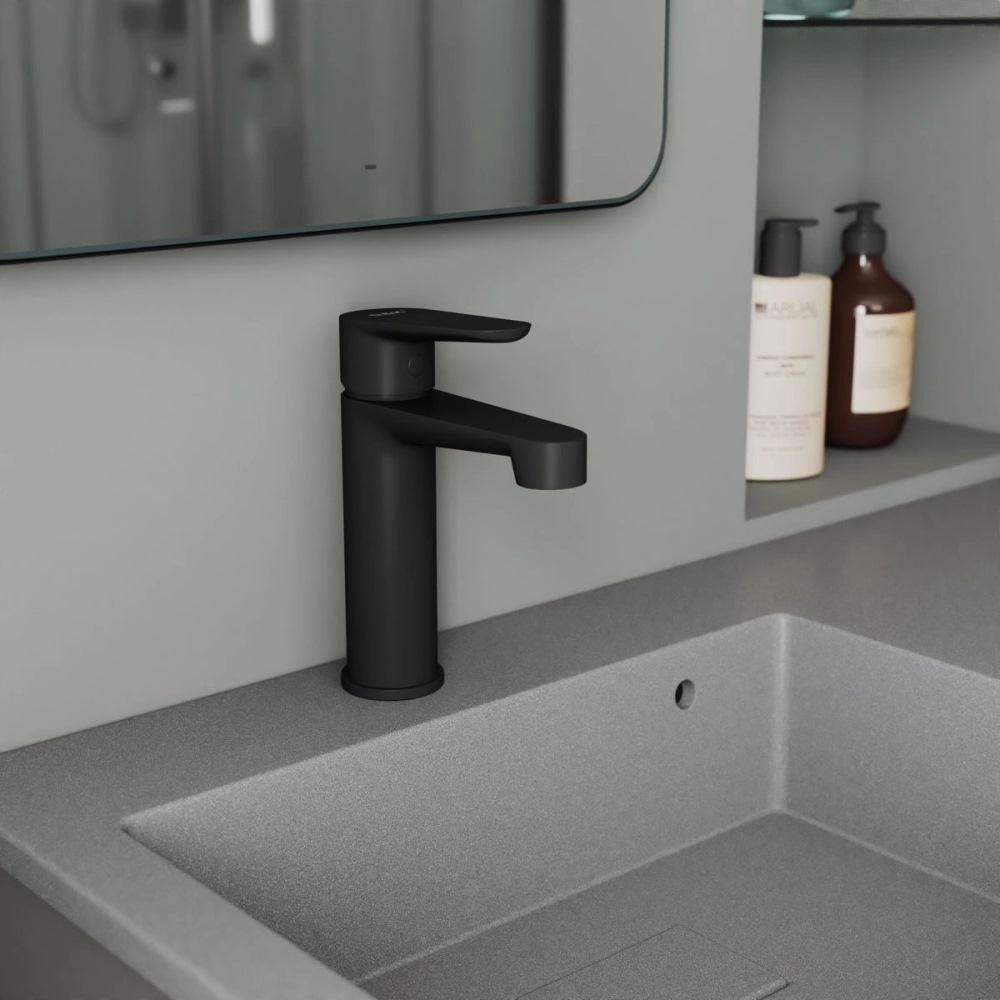 Смеситель для раковины D&K Bayern.Munchen Черный матовый DA1562105 Смеситель для раковины D&K Bayern.Munchen Черный матовый DA1562105 — изображение 2