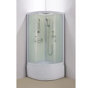 Душевая кабина Водный мир 90х90 ,Белый / Матовое, Высокий поддон