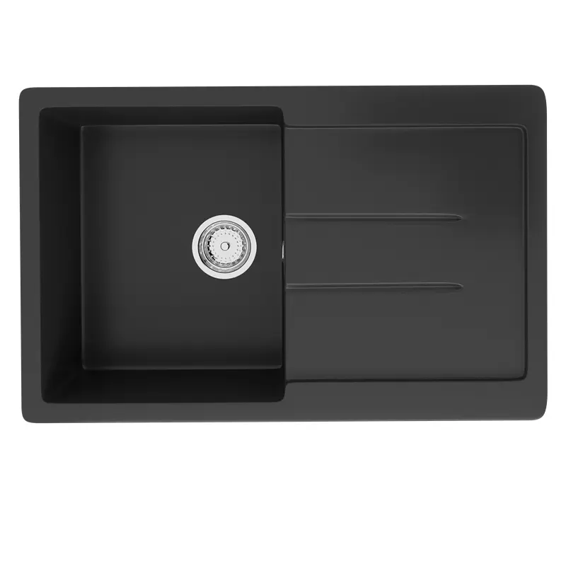 Мойка кухонная Ulgran Classic 77 U-507-344 Ультра-чёрный Мойка кухонная Ulgran Classic 77 U-507-344 Ультра-чёрный