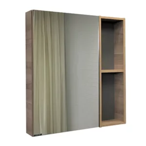 Шкаф зеркальный Comforty Дуэт 71,5 Дуб натуральный 00-00009924CF