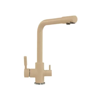 Смеситель для кухни Polygran Дуо с каналом для питьевой воды 627529 Бежевый Смеситель для кухни Polygran Дуо с каналом для питьевой воды 627529 Бежевый