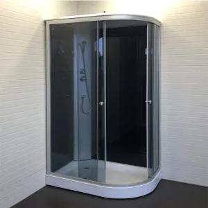 Душевая кабина Comforty 301 120х80 левая Хром / Тонированное 301L