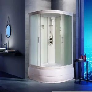 Душевая кабина Водный мир 90х90 ,Белый / Матовое, Высокий поддон