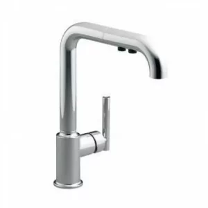 Смеситель для кухни Jacob Delafon Purist вытяжной излив 7505D-CP Смеситель для кухни Jacob Delafon Purist вытяжной излив 7505D-CP