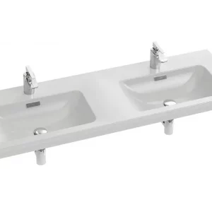 Раковина двойная Jacob Delafon Vox 140х46