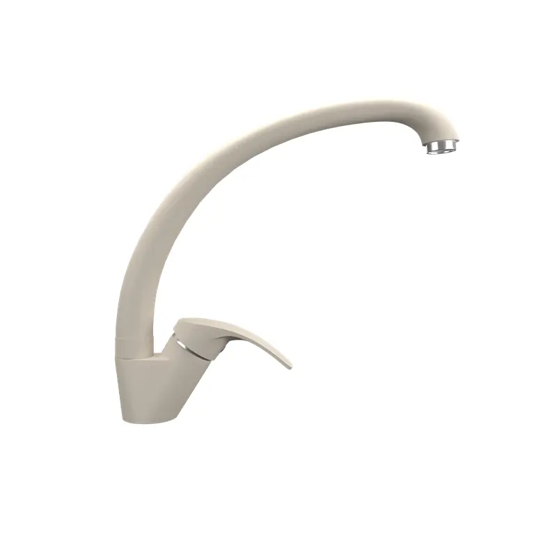 Смеситель для кухни Ulgran Quartz UQ-007-02 Лён Смеситель для кухни Ulgran Quartz UQ-007-02 Лён