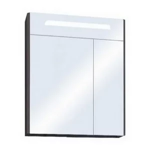 Шкаф зеркальный Aquaton Сильва 60 дуб макиато 1A216202SIW50