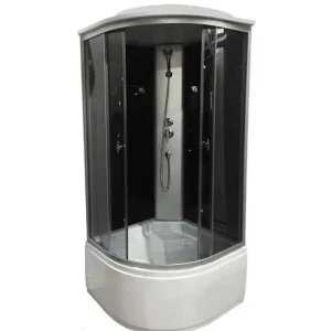 Душевая кабина Водный мир 80х80 ,Хром / Тонированное, Высокий поддон