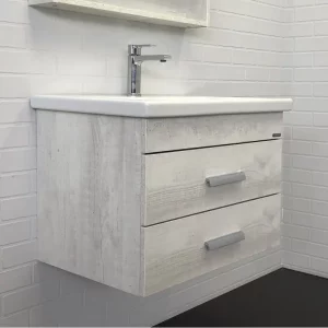 Тумба подвесная Comforty Никосия 70 + раковина Дуб светлый 00-00005792CF Тумба подвесная Comforty Никосия 70 + раковина Дуб светлый 00-00005792CF