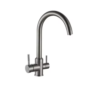 Смеситель для кухни Ulgran Classic U-020 с подключением к фильтру U-020 Хром матовый Смеситель для кухни Ulgran Classic U-020 с подключением к фильтру U-020 Хром матовый