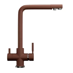 Смеситель для кухни Ulgran Classic U-016 с подключением к фильтру U-016-307 Терракот