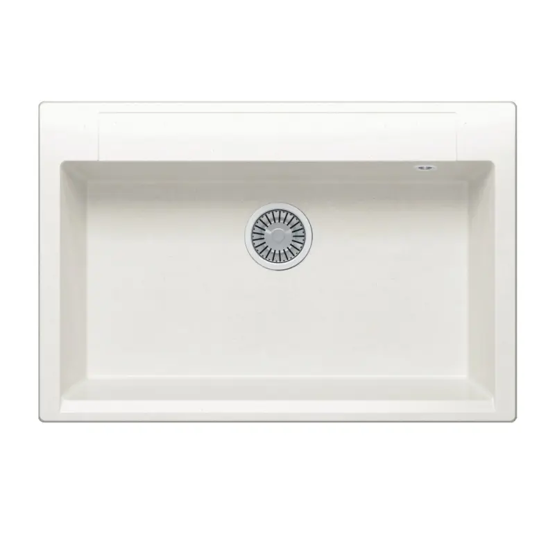 Мойка кухонная Polygran Argo 76 473387 Белый хлопок Мойка кухонная Polygran Argo 76 473387 Белый хлопок