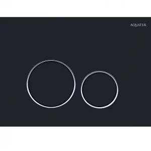 Клавиша смыва Aquatek 005D Черный матовый KDI-0000020