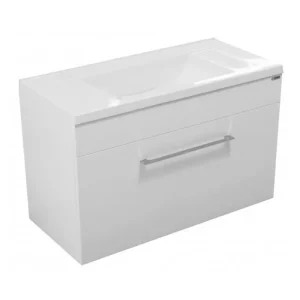 Тумба подвесная Эстет Elin  80 с раковиной Белый ФР-00003349