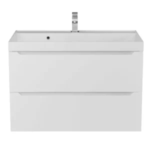 Тумба подвесная Uperwood Tanos 70 + раковина Classic Белый