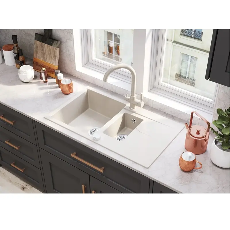 Мойка кухонная Polygran Brig 87 627420 Терракот Мойка кухонная Polygran Brig 87 627420 Терракот — изображение 2