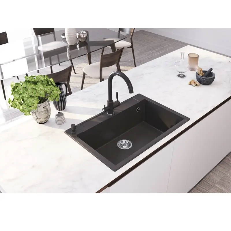 Мойка кухонная Polygran Argo 76 473387 Белый хлопок Мойка кухонная Polygran Argo 76 473387 Белый хлопок — изображение 2