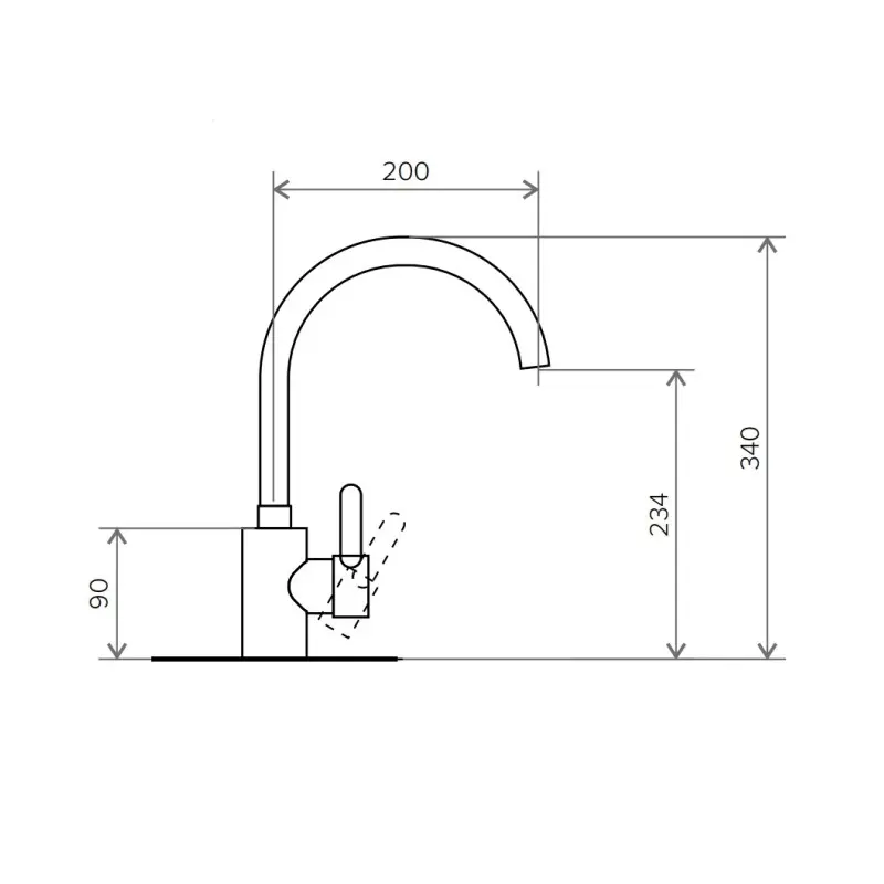 Смеситель для кухни Polygran Элара 349521 Терракот Смеситель для кухни Polygran Элара 349521 Терракот — изображение 2