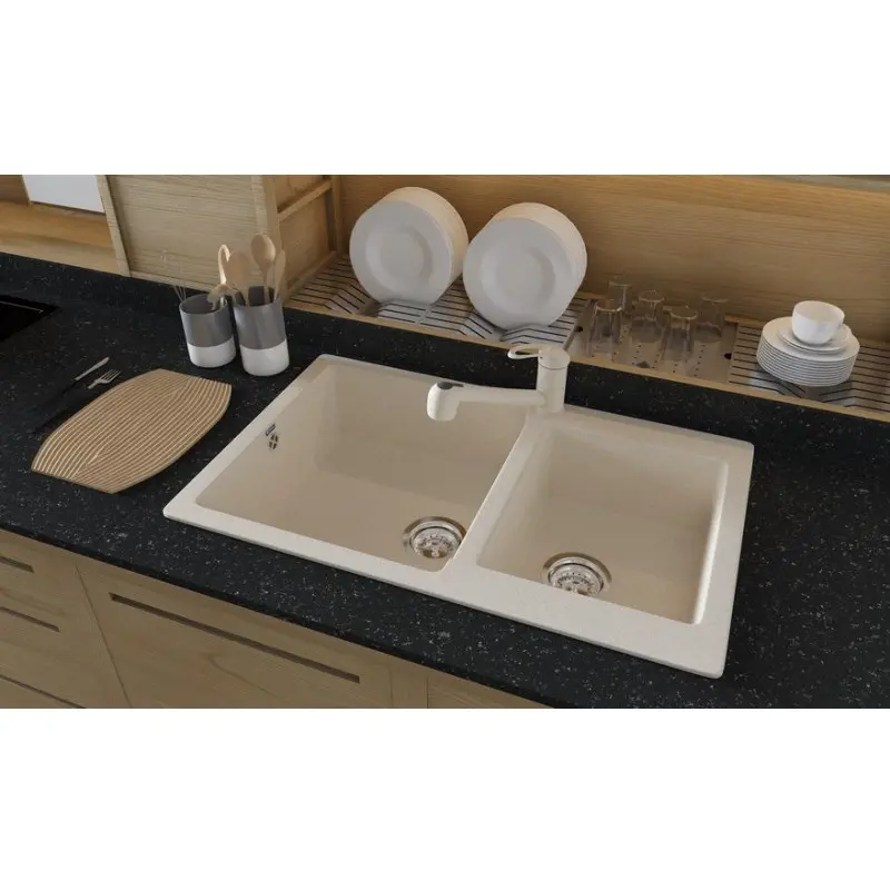 Мойка кухонная Ulgran Classic 77 U-505-344 Ультра-чёрный Мойка кухонная Ulgran Classic 77 U-505-344 Ультра-чёрный — изображение 2