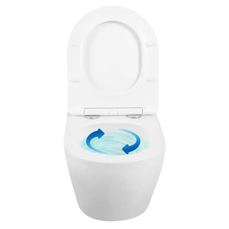 Унитаз подвесной Loranto Krosa Белый 87266 Унитаз подвесной Loranto Krosa Белый 87266 — изображение 3