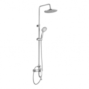 Душевая система Gross aqua Flat с изливом Хром глянцевый GA9008SMD02