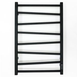 Полотенцесушитель электрический Grois ZigZag правый 50х80 Черный матовый GR103 50х80 П8 9005 R