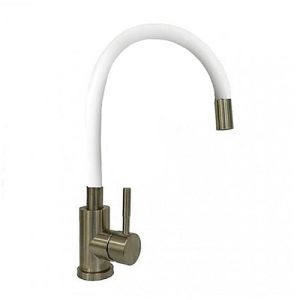 Смеситель для кухни Esko Snake Хром / Белый K44 W