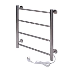 Полотенцесушитель электрический Тера Классика 40х60 кнопка включения, телескоп.держатели Хром глянцевый ПСК-09-01