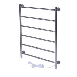 Полотенцесушитель электрический Тера Классика 50х80 кнопка включения, телескоп.держатели Хром глянцевый ПСК-09-05